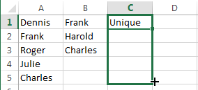Compara dos columnas y elimina duplicados en Excel
