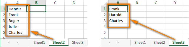 Compara dos columnas y elimina duplicados en Excel