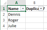 Compara dos columnas y elimina duplicados en Excel