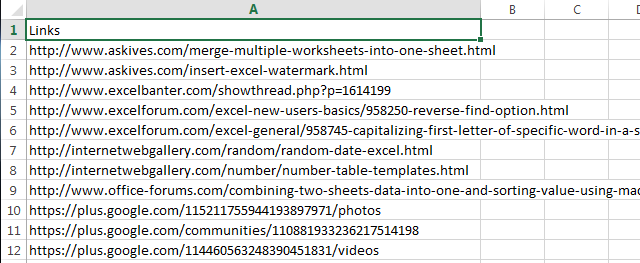 Extraiga nombres de dominio de una lista de URL en Excel Extraiga nombres de dominio de una lista de URL en Excel