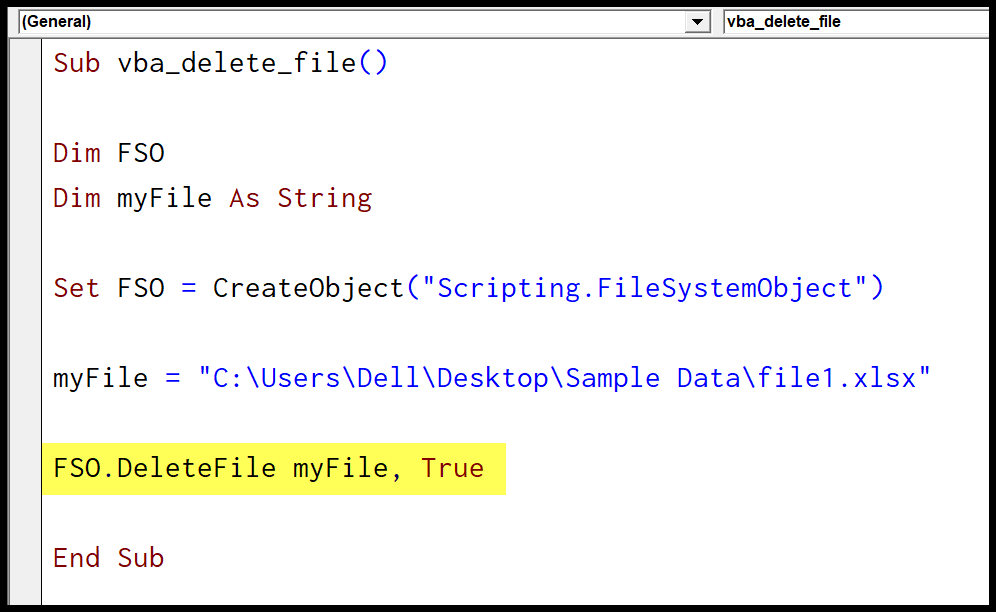 VBA Eliminar libro de trabajo (archivo Excel)