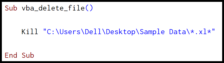 VBA Eliminar libro de trabajo (archivo Excel)