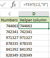 Cómo convertir números a texto en Excel