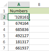 Cómo convertir números a texto en Excel