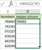 Cómo convertir números a texto en Excel