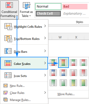 Cómo crear un mapa de calor en Excel: estático y dinámico Cómo crear un mapa de calor en Excel: estático y dinámico