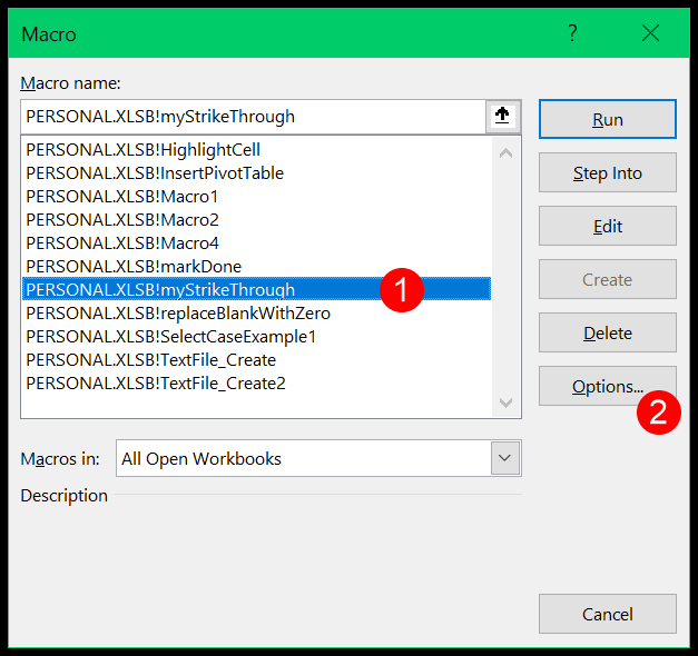 Cómo ejecutar una macro en Excel (ejecutar un código VBA)