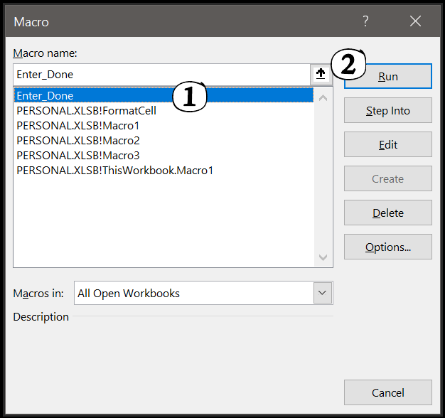 Cómo ejecutar una macro en Excel (ejecutar un código VBA)