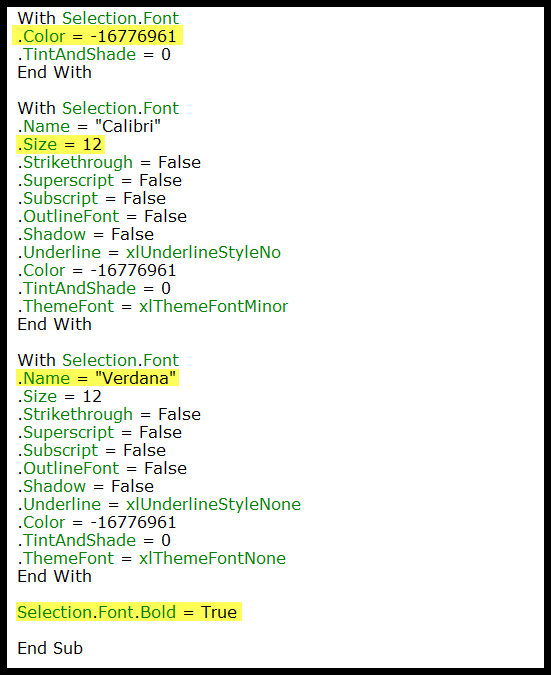 Grabar una macro (Grabadora de macros)