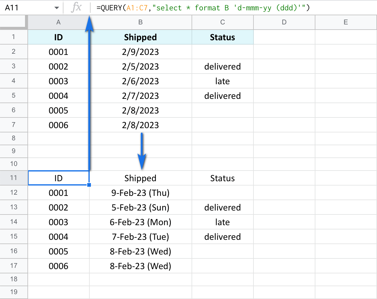Cómo cambiar el formato de fecha en Google Sheets y convertir la fecha a número y texto