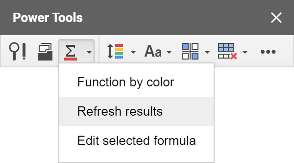Contar celdas por color en Google Sheets
