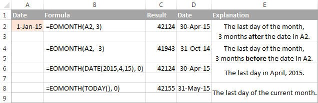 Funciones de fecha de Excel: ejemplos de fórmulas de FECHA, HOY, etc.