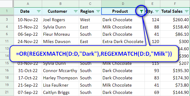 Filtre por condición en Google Sheets y trabaje con vistas de filtro Filtre por condición en Google Sheets y trabaje con vistas de filtro