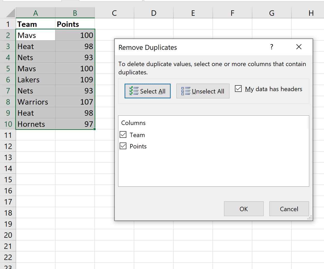 Excel: cómo eliminar duplicados y conservar el primero Excel: cómo eliminar duplicados y conservar el primero