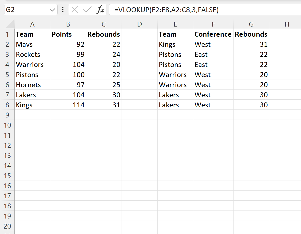 Cómo utilizar una fórmula matricial con BUSCARV en Excel
