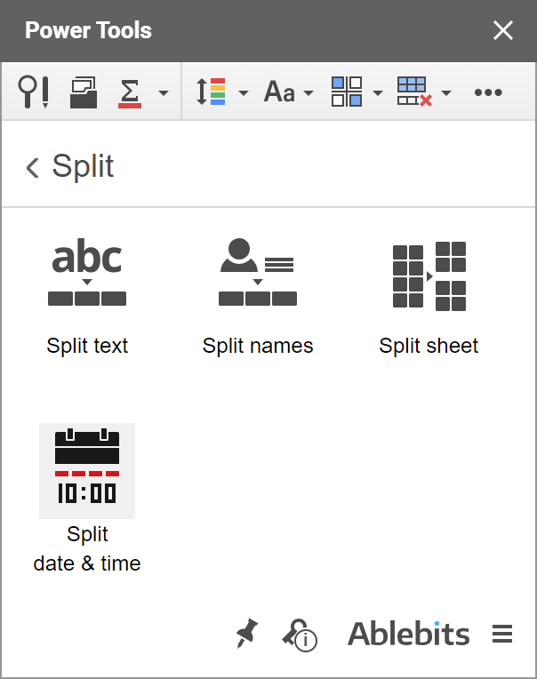 Dividir celdas en Google Sheets en varias columnas