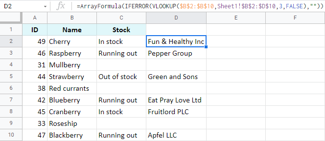 5 formas de fusionar hojas de Google, agregar columnas con datos relacionados e insertar filas que no coinciden