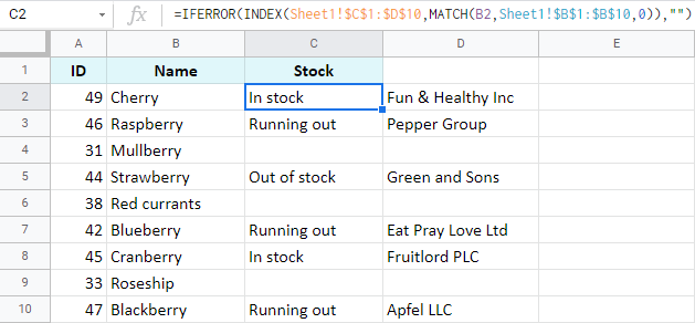 5 formas de fusionar hojas de Google, agregar columnas con datos relacionados e insertar filas que no coinciden