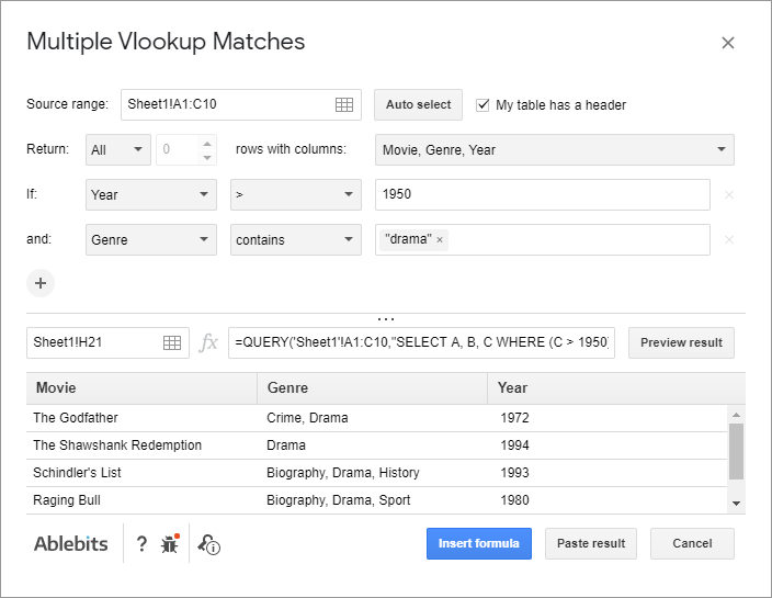 Funciones de Google Sheets que no encontrarás en Excel