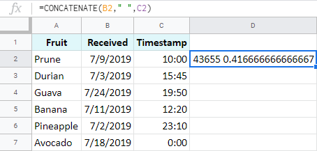 Cómo fusionar celdas en Google Sheets