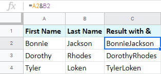 Cómo fusionar celdas en Google Sheets