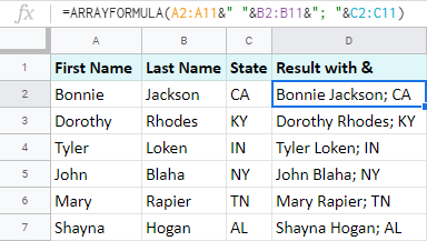 Cómo fusionar celdas en Google Sheets