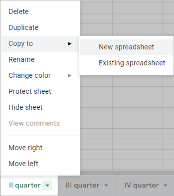 Divida una tabla o un archivo de Google en varias hojas de cálculo o de Google en Drive