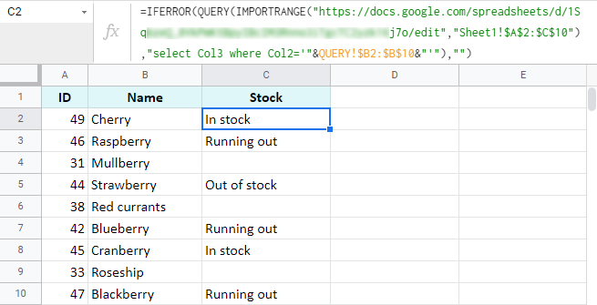 Fusiona 2 hojas de Google y actualiza datos según registros comunes