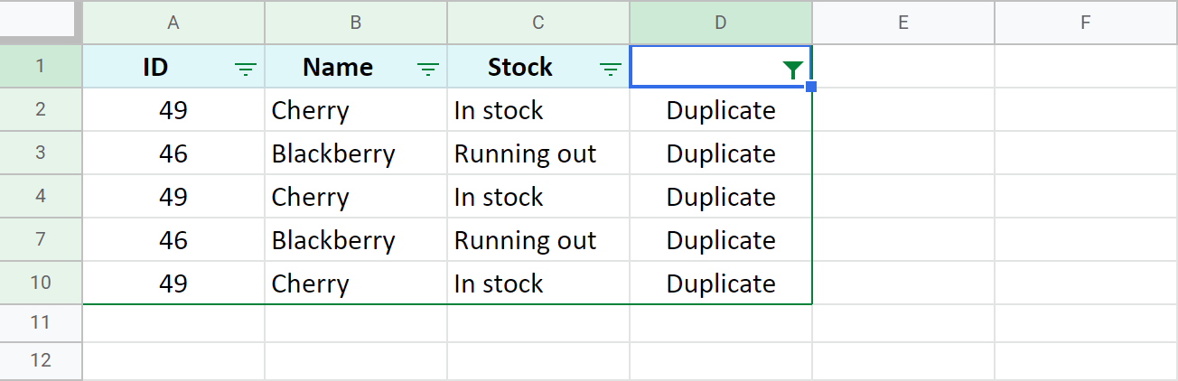 7 formas sencillas de buscar y eliminar duplicados en Google Sheets