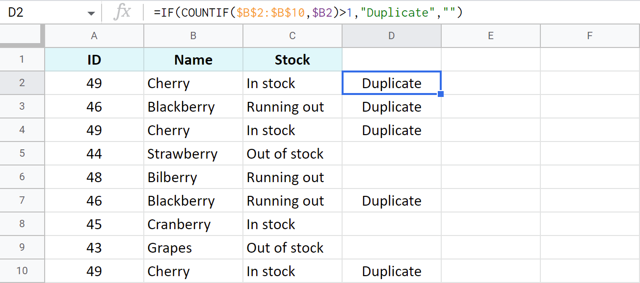 7 formas sencillas de buscar y eliminar duplicados en Google Sheets