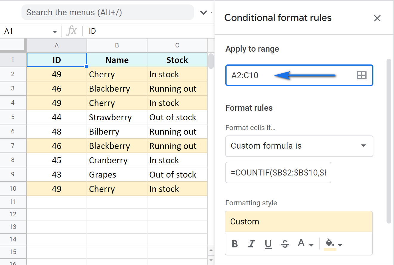 7 formas sencillas de buscar y eliminar duplicados en Google Sheets