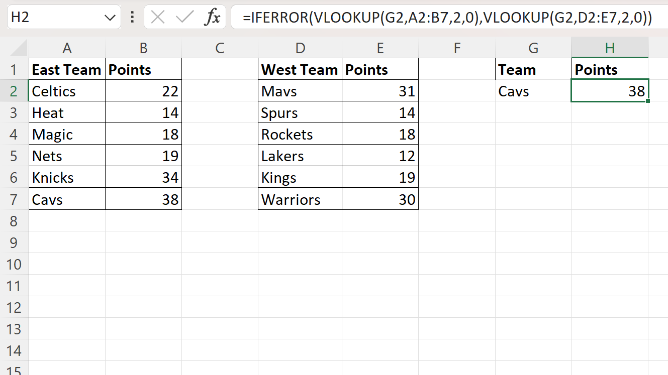Excel: utilice BUSCARV con varias tablas de búsqueda Excel: utilice BUSCARV con varias tablas de búsqueda