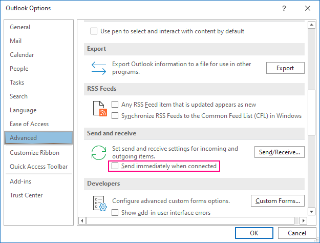 Cómo programar el envío de correo electrónico y retrasar la entrega en Outlook