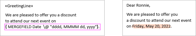 Cómo solucionar problemas de formato de combinación de correspondencia en Word