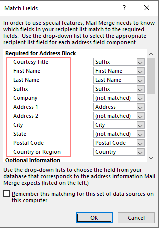 Cómo combinar correspondencia e imprimir etiquetas de Excel a Word Cómo combinar correspondencia e imprimir etiquetas de Excel a Word