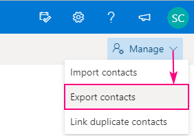 Cómo exportar contactos de Outlook