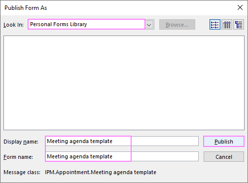 Cree una plantilla de reunión de Outlook: 4 formas rápidas