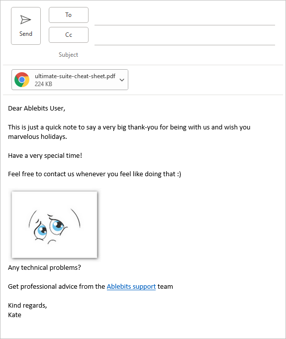 Cómo crear plantillas de correo electrónico dinámicas de Outlook para el usuario actual