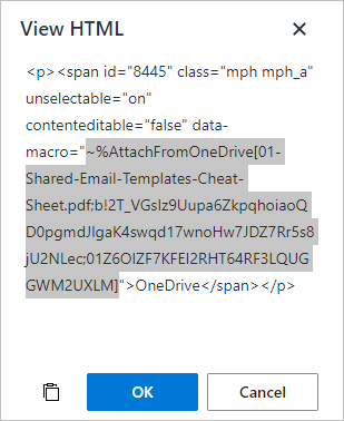 Cómo crear plantillas de correo electrónico dinámicas de Outlook para el usuario actual