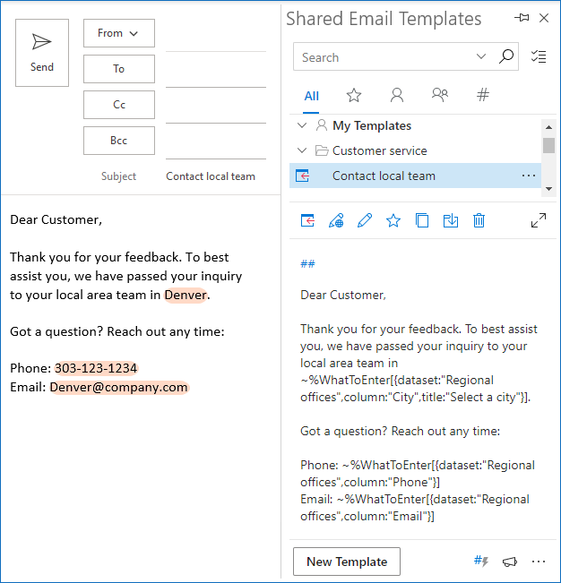 Agregar una lista desplegable a la plantilla de correo electrónico de Outlook Agregar una lista desplegable a la plantilla de correo electrónico de Outlook