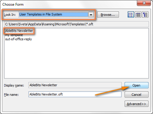 Cómo crear una plantilla de correo electrónico en Outlook