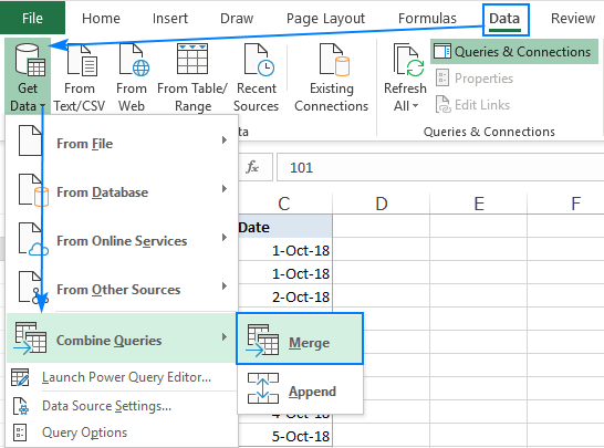 Unir dos o más tablas en Excel con Power Query