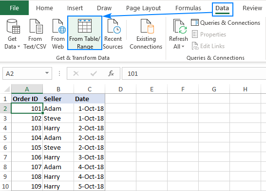 Unir dos o más tablas en Excel con Power Query