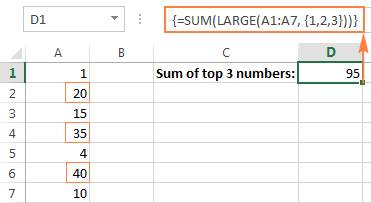 Fórmulas y funciones de matriz en Excel Fórmulas y funciones de matriz en Excel