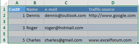 3 formas de eliminar filas en blanco en Excel 3 formas de eliminar filas en blanco en Excel