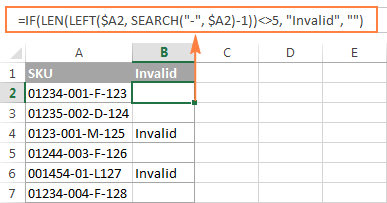 Función LEN de Excel: contar caracteres en la celda Función LEN de Excel: contar caracteres en la celda
