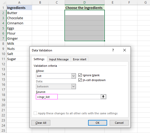 Cómo crear una lista desplegable en Excel: dinámica, editable y con capacidad de búsqueda