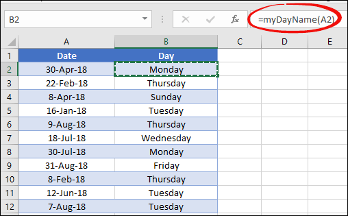 Función definida por el USUARIO de Excel con VBA (UDF) Función definida por el USUARIO de Excel con VBA (UDF)
