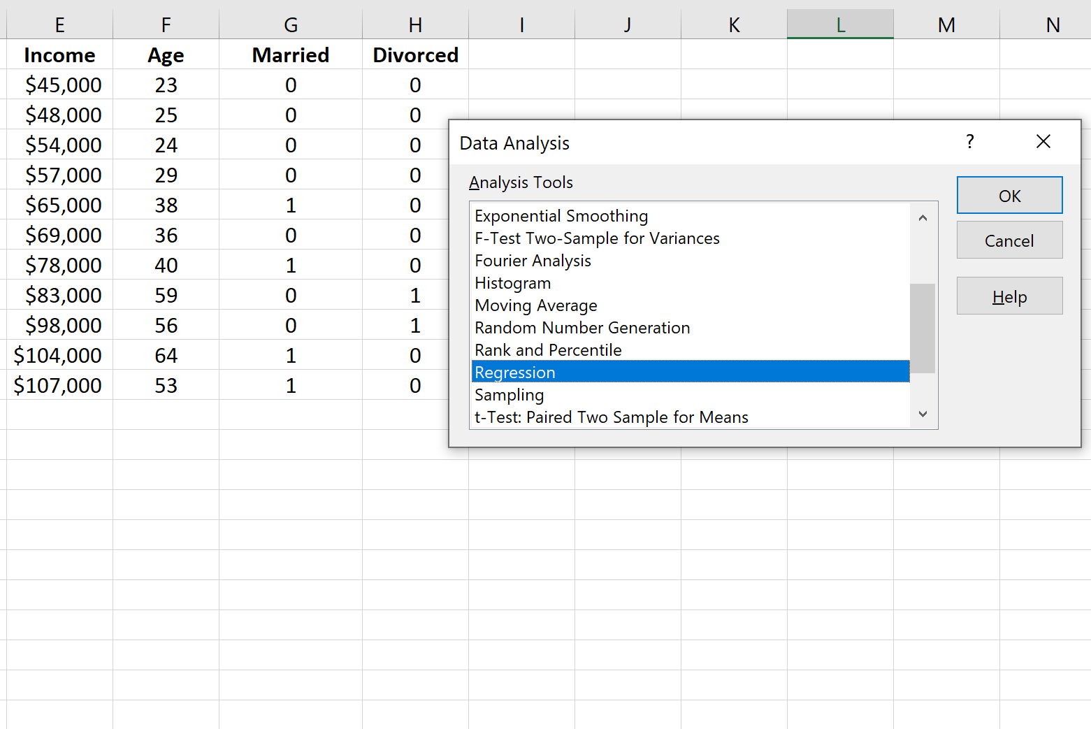 Cómo crear variables ficticias en Excel (paso a paso)