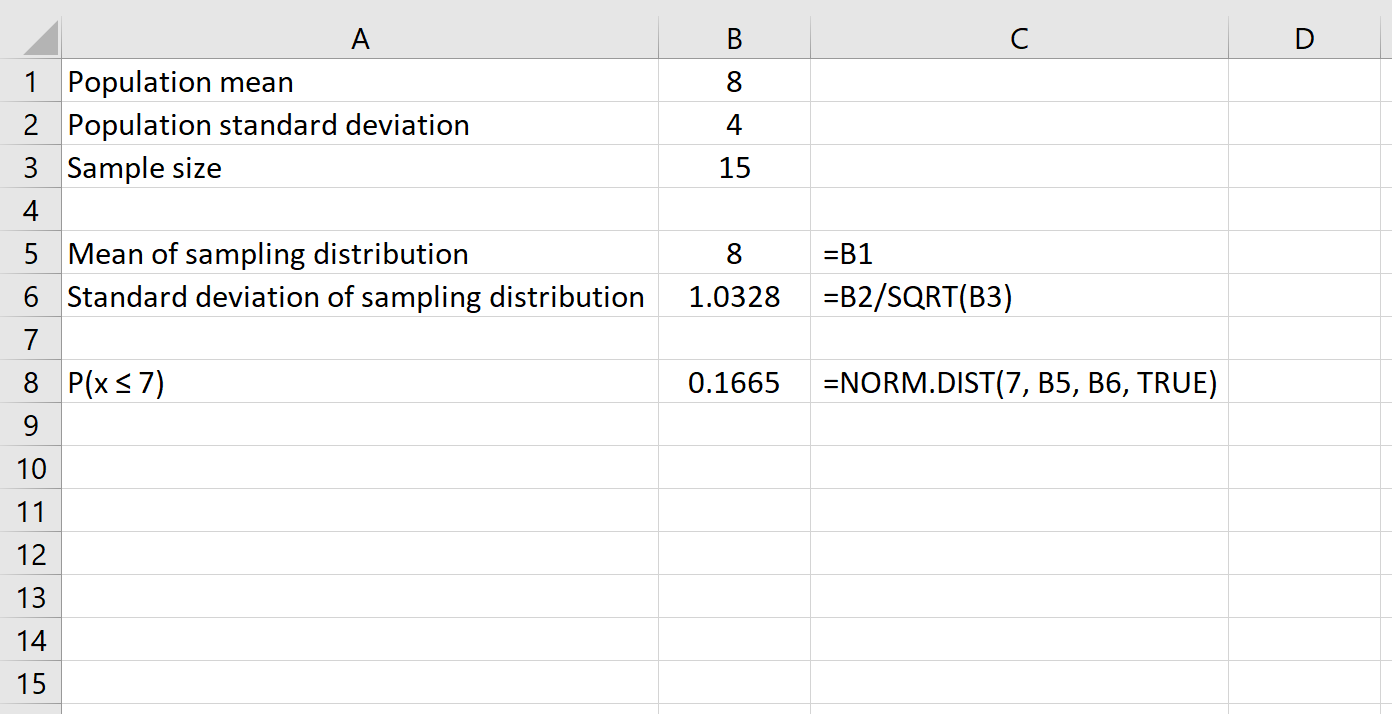 Cómo aplicar el teorema del límite central en Excel Cómo aplicar el teorema del límite central en Excel